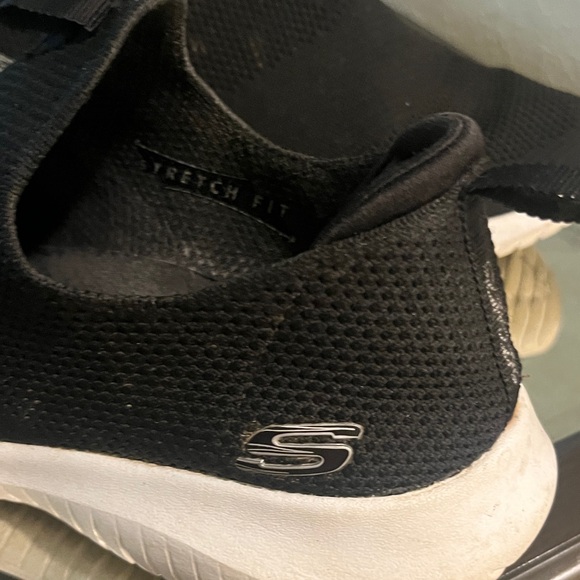 Black Slip-On Sneakers by Skechers - Picture 2 of 4